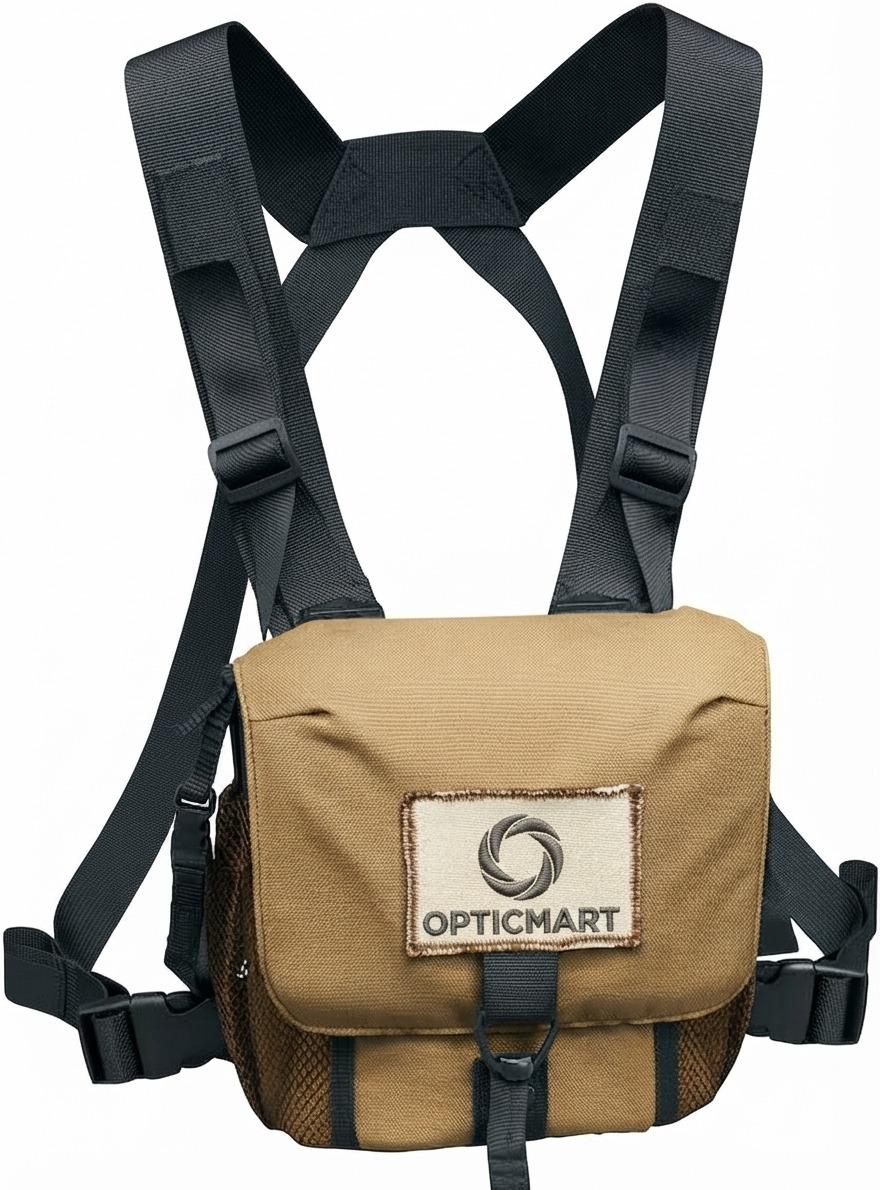 OpticMart GlassPak Binocular Harness – Protective Carrying System for Outdoor Optics