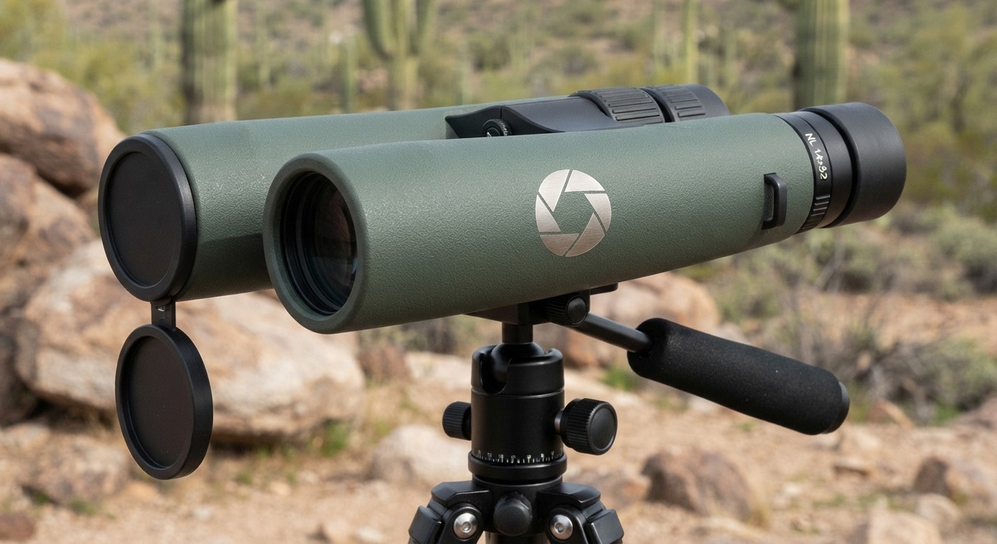 OpticMart Pure 14x52 Binoculars – High-Power Long-Range Outdoor Binoculars thumbnail 2