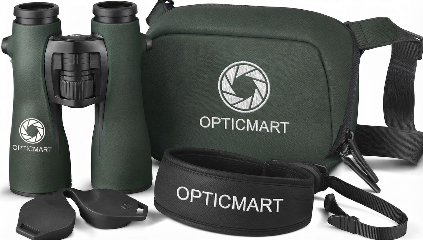 OpticMart Pure 14x52 Binoculars – High-Power Long-Range Outdoor Binoculars thumbnail 3